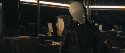 Ghost In Yellow Letters GIF