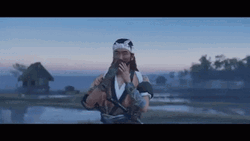 Ghost Of Tsushima Jin Sakai Flying Kiss GIF