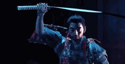 Ghost Of Tsushima Jin Sakai Katana GIF