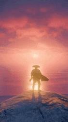 Ghost Of Tsushima Jin Sakai Sillhouette GIF