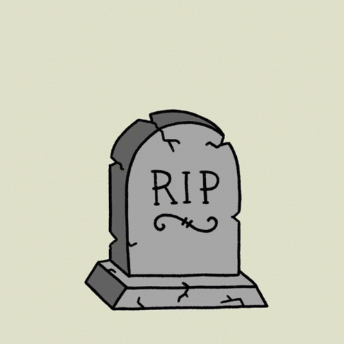 Ghost Peeking Behind Gravestone GIF