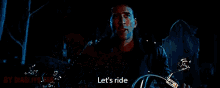 Ghost Rider Nicholas Cage Let's Ride GIF