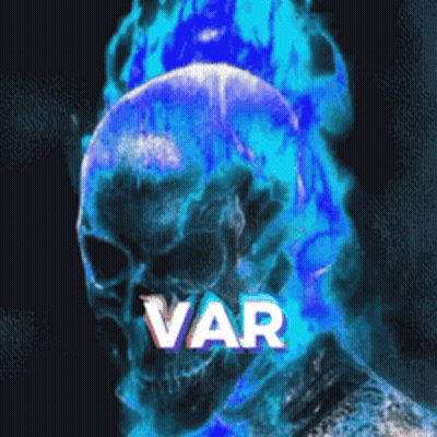 Ghost Rider With Var Written GIF