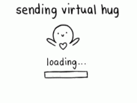Ghost Sending Virtual Hug