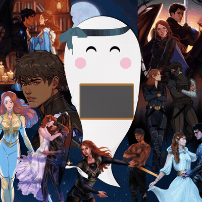 Ghost With Smiley Face Surrounded by Collage