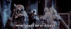 Ghostbusters Waking Up At Rave Party  GIF