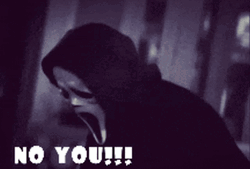 Ghostface Threatening GIF