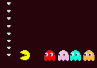 Ghosts Chasing Pacman GIF