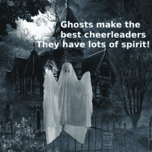 Ghosts Make The Best Cheerleaders And Have Lots Of Spirit GIF