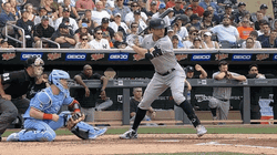 Giancarlo Stanton Blowing Cheeks GIF