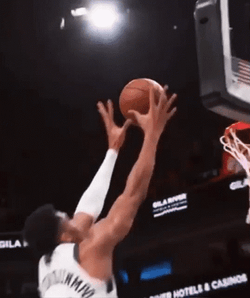 Giannis Antetokounmpo Dunk Shoot GIF
