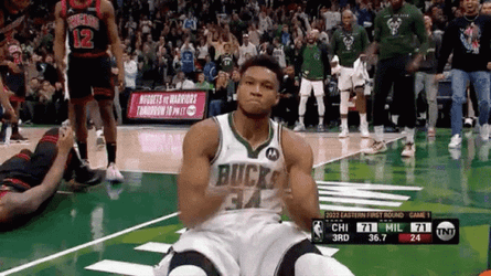 Giannis Antetokounmpo Nba Playoffs GIF