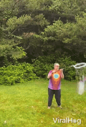 Giant Bubble Making Stick  GIF