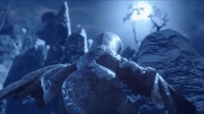 Giant Crab Crawling On Rock In Dark GIF
