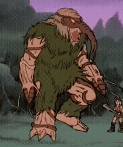 Giant Elephant With Sword GIF