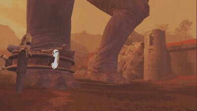 Giant Foot With Ring GIF