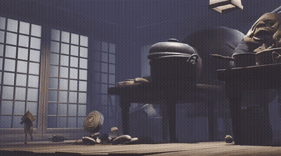 Giant Man Statue In Video Game GIF
