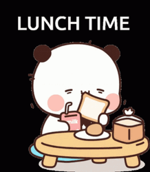 Giant Panda Lunch Time  GIF