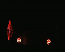 Giant Star Tree Christmas Lights GIF