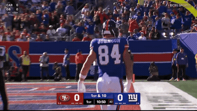 Giants And 49Ers Football Game GIF