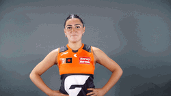 Giants Volleyball Player Shoulder Brush GIF