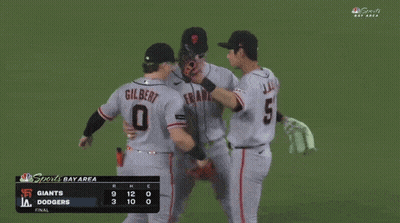 Giants Vs Dodgers Baseball Game GIF