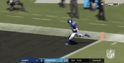 Giants Vs Panthers Football Game On Fox NFL GIF