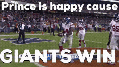 Giants Winning Football Game GIF