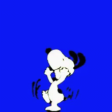 Giddy Snoopy Dance And Jumping  GIF