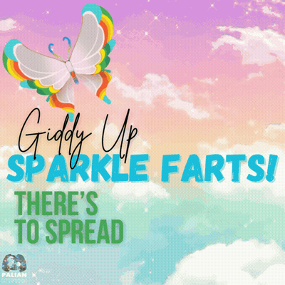 Giddy Up Sparkle Farts Poster GIF