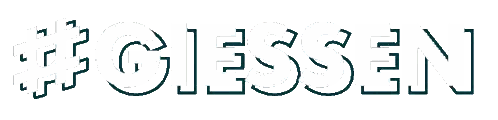 Giessen Text On White Background Sticker