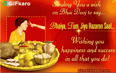 Gifkaro Greeting Card Wishing Happiness Success GIF