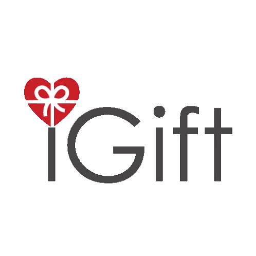 Gift Logo With Heart And Bow Sticker