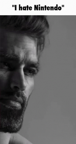 Gigachad I Hate Nintendo Meme GIF