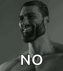 Gigachad No Meme GIF