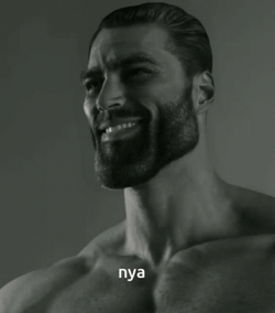 Gigachad Nya Meme GIF
