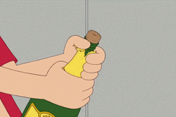 Giggity Quagmire Opened A Champagne GIF