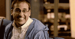 Giggle Happy Steve Carell Clapping GIF