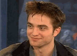 Giggle Scratch Head Robert Pattinson GIF