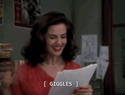 Giggle Terry Farrell Excited Yay GIF