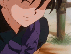 Giggling Miroku From Inuyasha GIF