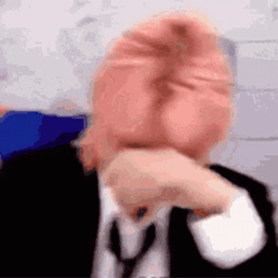 Giggling Pink Hair Yeonjun GIF