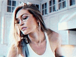 Gigi Hadid Eat Strawberry GIF