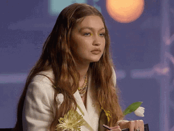 Gigi Hadid Serious Moments GIF