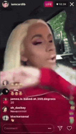 Gigilvl Cardi B GIF