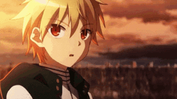 Gilgamesh Anime Smile Wink Eye GIF