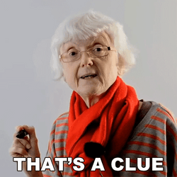 Gill Engvid That's A Clue GIF