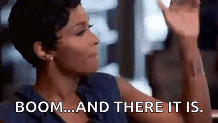 Gillian White Clapping Boom There It Is GIF