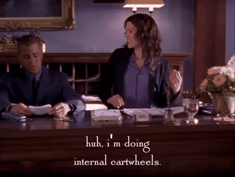 Gilmore Girls Auctioneer Scene GIF
