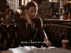 Gilmore Girls Rory I Have To Study Mom GIF